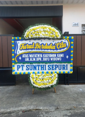 Papan Bunga Duka di Oesapa Selatan
